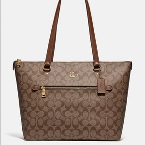 GALLERY TOTE IN SIGNATURE CANVAS